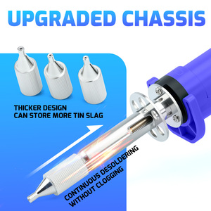 Herramienta <span class=keywords><strong>de</strong></span> Desoldadura Eléctrica WEP 929D-VI con Control <span class=keywords><strong>de</strong></span> Temperatura y Rendimiento Mejorado, Soplador <span class=keywords><strong>de</strong></span> Aire Caliente para Soldar - Product Image 4
