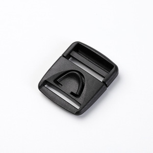 Hebilla de Plástico Ajustable de Liberación Lateral de 25 mm, Negra, Resistente, para Bolsas - Product Image 1