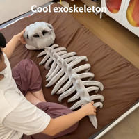 Dinosaure Os Couvre-chef Jardin Exosquelette En Peluche Jouet Couette Brodé PP Coton Halloween Costume Jouer