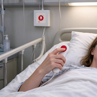 Lampe d'alerte sans fil multicolore pour porte, signal POCSAG, 420-470 MHz, système d'alerte en plastique pour hôpital, téléavertisseur alphanumérique
