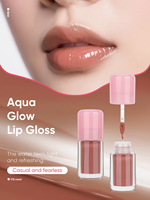 Gloss à lèvres teinté longue tenue hydratant, étiquette privée, logo personnalisé, fini velours, cosmétique en gros