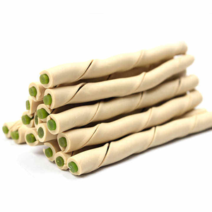 Golosinas para Mascotas al por Mayor OEM ODM, Nutritivas, 7 Huesos Dentales para el Cuidado Bucal, Palitos Masticables Suaves con Relleno de Leche para Premios de Perros - Product Image 3