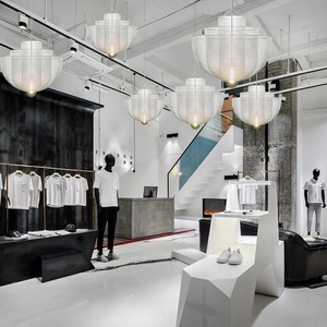 Lustre en treillis métallique en fer forgé, lampe suspendue LED, luminaires suspendus industriels pour <span class=keywords><strong>îlot</strong></span> de <span class=keywords><strong>cuisine</strong></span> et restaurant - Product Image 4