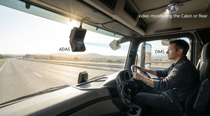 Cámara para Vehículos DT03 con 3 Lentes, 4G, GPS, Transmisión en Vivo Remota y Grabación <span class=keywords><strong>de</strong></span> Video con Almacenamiento en la Nube para Camiones y Autobuses - Product Image 2