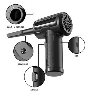 Electric Air Duster <b>Mini</b> <b>Pc</b> Computer Air Blower Portable Duster Gun Cordless Compress Air Duster for Car Home Hair Styling Tools - Product Image 2