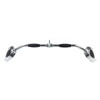 Accesorio de cable para gimnasio, compatible con máquina de dominadas LAT, agarre ancho de goma, barra LAT estilo profesional para dominadas y press de banca