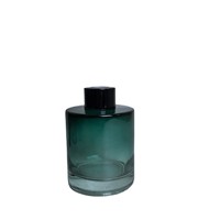 Bouteille d'aromathérapie de voiture de 100ml couleur fleurs au four 150ml verre diffusant le récipient d'aromathérapie sans feu