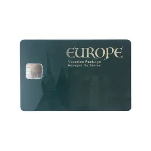 Carta d'identità in plastica stampabile di alta qualità con stampa natalizia in Pvc Gift card QR code NFC chip