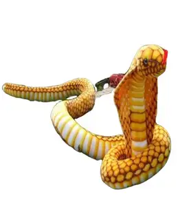 Mainan Ular Mewah Isi Kustom Kualitas Tinggi Mainan Ular Lembut Mainan Ular Boa Constrictor Mewah