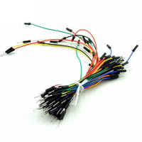 Kit de 65 cables de puente multicolor para protoboard, cables Dupont de 2.54mm para prototipos de PCB y pruebas de circuitos