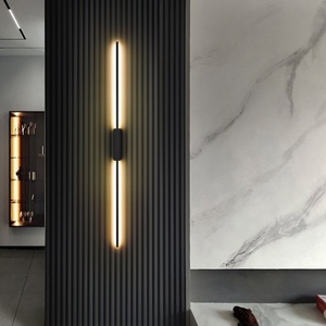 Applique murale LED moderne et longue 2026 avec télécommande, base d'ampoule B22, pour chambre et salon - Product Image 6