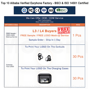 หูฟัง XG-42 หน่วงเวลาการเล่นเกม 60ms หน้าจอสัมผัสสีเต็มรูปแบบ หูฟังแบบเกี่ยวหูสำหรับเล่นกีฬา พร้อมโหมดปรับเสียง <span class=keywords><strong>6</strong></span> แบบ และวอลเปเปอร์แบบกำหนดเอง - Product Image 2