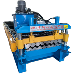 Máquinas de Estampado de Chapa Metálica para Techos <span class=keywords><strong>IBR</strong></span>, Placas Trapezoidales de Aluminio y Acero de Colores Hidráulicas para la Construcción - Product Image 2