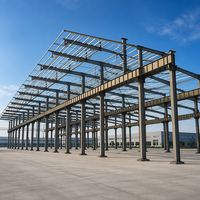 Bâtiments en acier préfabriqués de 10 000 m² pour entrepôts, hangars et locaux de travail extérieurs en métal