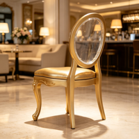 Chaises de salle à manger Royal Louis en résine durable pour location de mariage – Chaise d'hôtel moderne, écologique, luxueuse et confortable