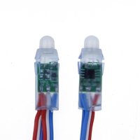 Píxeles LED WS2811 de 12 mm para Navidad, Luz LED Digital RGB IP67