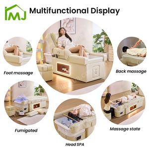 Sillón Cama de Masaje Tailandés para <span class=keywords><strong>Spa</strong></span> de Cabeza con Lavacabezas para Salón, Champú y Pedicura - Product Image 4