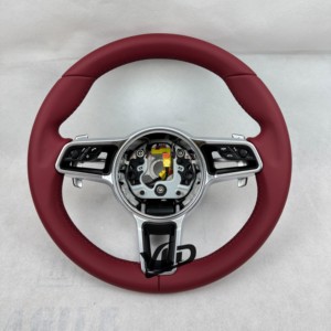 Volant en fibre de carbone d'usine d'origine YLD pour la <span class=keywords><strong>nouvelle</strong></span> <span class=keywords><strong>Porsche</strong></span> <span class=keywords><strong>Cayenne</strong></span> Hybrid, pour <span class=keywords><strong>Porsche</strong></span> 718 911 991 997 970 Cayman - Product Image 4