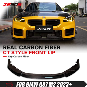 ZESON Lame de pare-chocs avant en fibre de carbone sèche style CT pour BMW M2 G87 Competition XDrive Coupé <span class=keywords><strong>2023</strong></span>+ - Product Image 1
