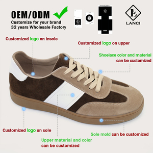 Кроссовки LANCI OEM: высококачественные женские кроссовки на резиновой массивной подошве, на шнуровке, дышащие, для ходьбы - Product Image 2