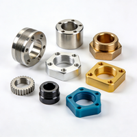 Composants d'usinage CNC, pièces mécaniques de rechange en alliage d'aluminium et acier inoxydable de haute précision, OEM