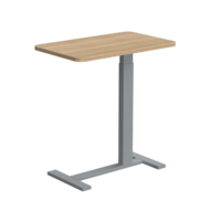 Bureau de chevet à faible coût d'usine avec réglage de la table réglable pneumatique mobile conception de bureau pc moderne