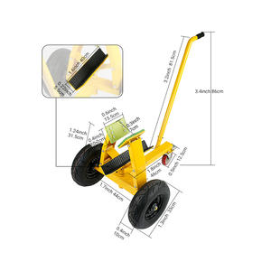 Chariot de transport <span class=keywords><strong>pierre</strong></span>/verre d'une capacité de 400KG-conception d'attelle autobloquante-équipement de manutention industrielle - Product Image 2