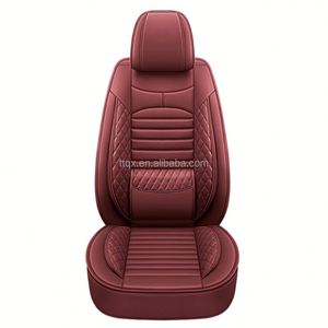 ชุดหุ้มเบาะรถยนต์หนังกันน้ำสีดำสองสี สำหรับรถบรรทุก รถตู้ รถ SUV เบาะหน้า ครบชุด ใช้ได้ทุกฤดู - Product Image 4