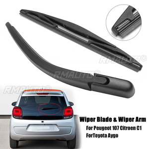 Bras d'essuie-glace arrière et lame d'essuie-glace pour Peugeot 107, Citroën C1, Toyota Aygo - Product Image 1