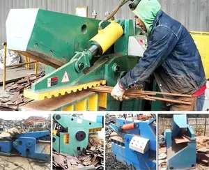 200T cesoie idrauliche per rottami metallici di alligatore cesoia per il riciclaggio della macchina per il taglio del coccodrillo