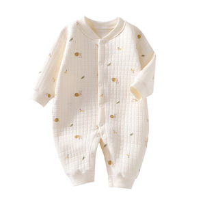 Body térmico para bebé, ropa de invierno gruesa acolchada de algodón, pelele unisex para recién nacidos - Product Image 5