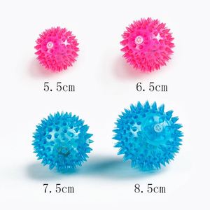 <b>LED</b> Flashing Spiky <b>Ball</b> Light up Bouncy <b>Ball</b> for Kids Party Gifts Light up Spike <b>Ball</b> Stress Relief Bouncy Balltoys - Product Image 5