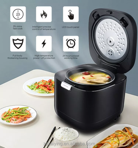 เครื่องครัวใหม่ หม้อหุงข้าวขนาดเล็ก 2 ลิตร ทรงสี่เหลี่ยม หลายฟังก์ชั่น ปรุงอาหารน้ำตาลน้อยได้ พร้อมฟังก์ชั่นอุ่นอาหาร หน้าจอ LED ดิจิตอล แสดงผลแบบ C - Product Image 5