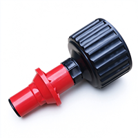 Bouchon de bec verseur auto-ventilant anti-fuite pour bidon jerrycan en plastique HDPE, pour essence, diesel, produits chimiques, vente en gros