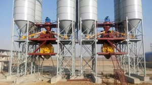 Mezclador de eje horizontal doble de gran volumen Tipo estacionario Estación de mezcla Beton multiusos Mezclador de concreto por lotes - Product Image 5