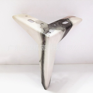 Marble Patterned Three Pronged <b>Sofa</b> <b>Legs</b> Zinc Alloy Heavy Duty Classic Style Living Room Furniture <b>Legs</b> - Product Image 1