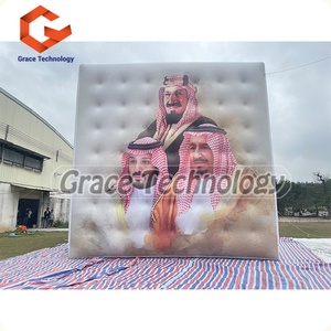 20ft kín hình vuông <span class=keywords><strong>Inflatable</strong></span> <span class=keywords><strong>Cube</strong></span> bóng quảng cáo ngoài trời khổng lồ Helium bóng với lều và vòm các tính năng - Product Image 4