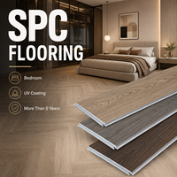 Revêtement de sol en vinyle SPC imperméable, fabricant de planches de vinyle de luxe pour usage commercial, distributeur OEM, exportateur