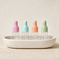 Flacons compte-gouttes miniatures en verre personnalisables de 2 ml avec embout compte-gouttes couleur bonbon
