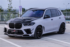 X5M F95 Carbon Fiber Body Kit <b>for</b> BMW F95 X5M Front Lip Spoiler Side Skirt Top Wing <b>Diffuser</b> <b>Car</b> Kits <b>Car</b> Bumper - Product Image 2