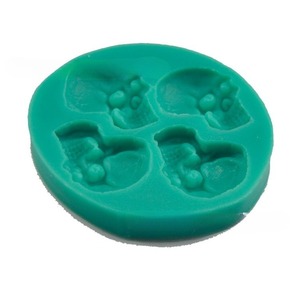 4 Moldes de Silicona con Forma de Calavera para Halloween, para Fondant, Repostería, Chocolate y Herramientas para Fondant - Product Image 5