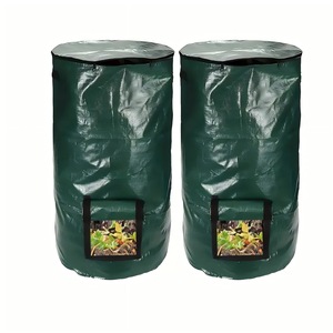 Sacs de culture de jardin modernes et durables en PE 150 g/m² pour <span class=keywords><strong>compost</strong></span> et fermentation, imperméables, respirants, faciles à utiliser, bac de jardinage épaissi, probiotique - Product Image 5