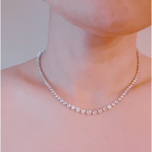 สร้อยคอเทนนิสทรงรอยัลเกรดูเออร์ - Product Image 6