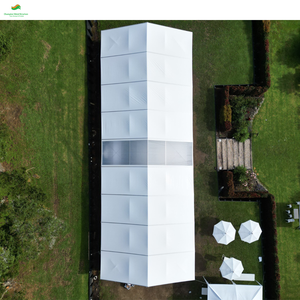 Tente de réception durable 8x8m camouflage pour lavage de <span class=keywords><strong>voiture</strong></span>, mariage, en tissu PVC, avec poteaux en alliage d'aluminium, installation rapide en extérieur, pour salons professionnels et événements - Product Image 4