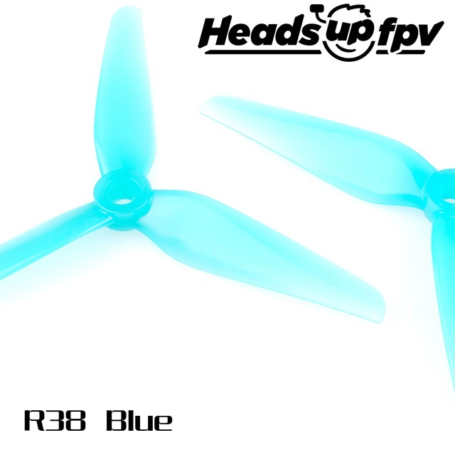 FPV Propeller R38 5.1X3.8X3 HQProp 3-Blade FPV Propeller Low Noise Balanced for Racing Freestyle Acro Cinelifter Drone 4Pcs/Pack