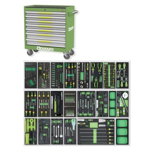 Fasano <b>Tool</b> Cabinet 7 <b>Drawer</b> Rolling With Wheels For Body Repair Equipment - Product Image 1