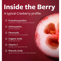 OEM Private Label Vegan Cranberry 50:1 Fruitconcentraat Extract Capsules Non-GMO Kruiden Antioxidanten Gezondheid Voedingssupplement