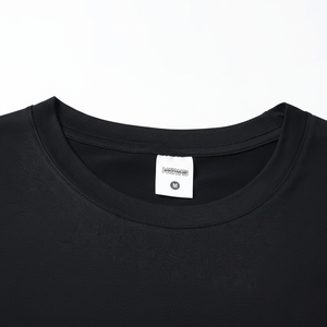 เสื้อครอปแขน100สำหรับผู้หญิงเสื้อยืดใส่วิ่งแบบเซ็กซี่เสื้อยืดฟิตเนสแบบเรียบแขนสั้นผ้าคอตตอน % ใส่สบาย - Product Image 1