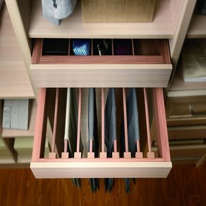 Lemari Pakaian Lengkap Oppein Luxury Single Gentleman dengan Laci, Furnitur Kamar Tidur dengan Pintu Kaca - Product Image 2