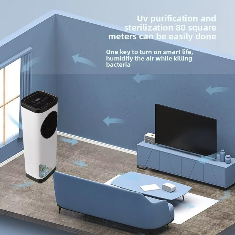 Smart Home Dual-Use Portable Air Conditioner with Water Ice Crystal Addition Remote Control Fan for Dormitory Cooling Heating